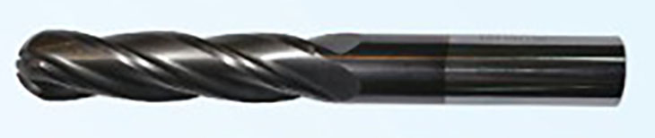SY064整体硬质合金球头立铣刀（四刃）
